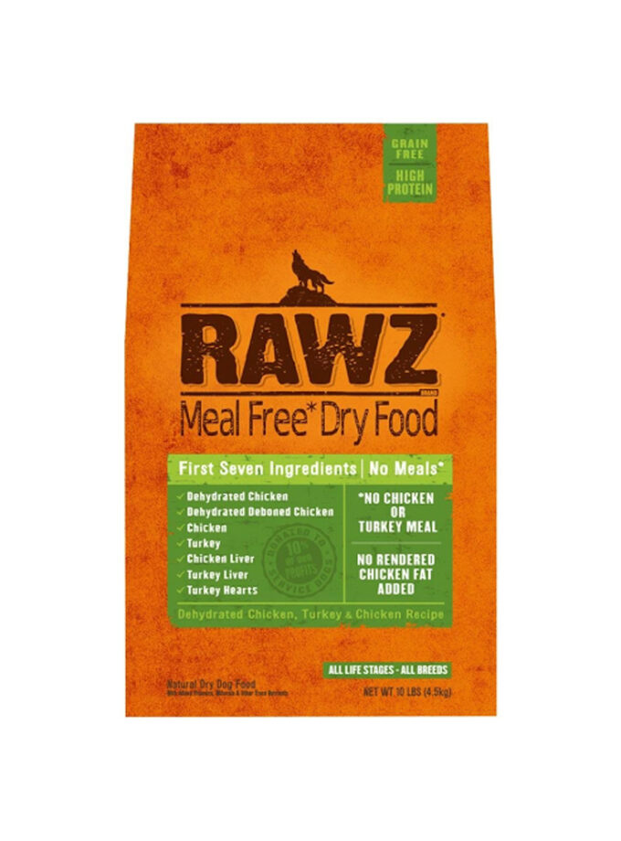 RAWZ 脫水雞肉、火雞及雞肉配方(不含肉粉) (20 lb)