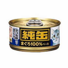 日本純罐貓罐頭 吞拿魚+鰹魚65g