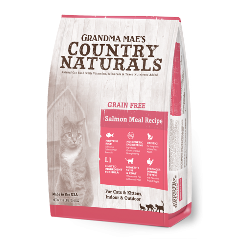 Grandma Country Naturals 無穀物貓糧三文魚低敏感配方 Grain Free Salmon Meal Recipe 3LB