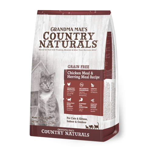 Grandma Country Naturals 無穀物貓糧雞肉鯡魚低敏感配方 Grain Free Chicken & Herring Recipe 3LB