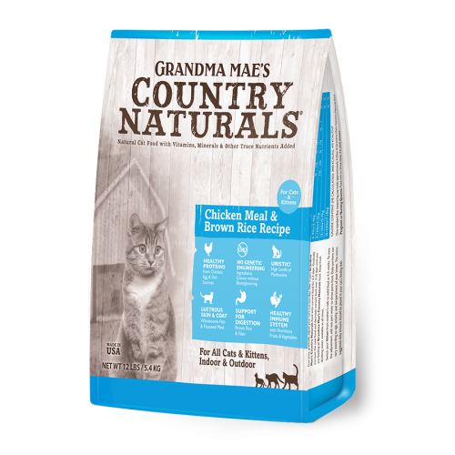Grandma Country Naturals 鯡魚雞肉配方貓糧 Chicken Meal & Brown Rice Recipe 3LB
